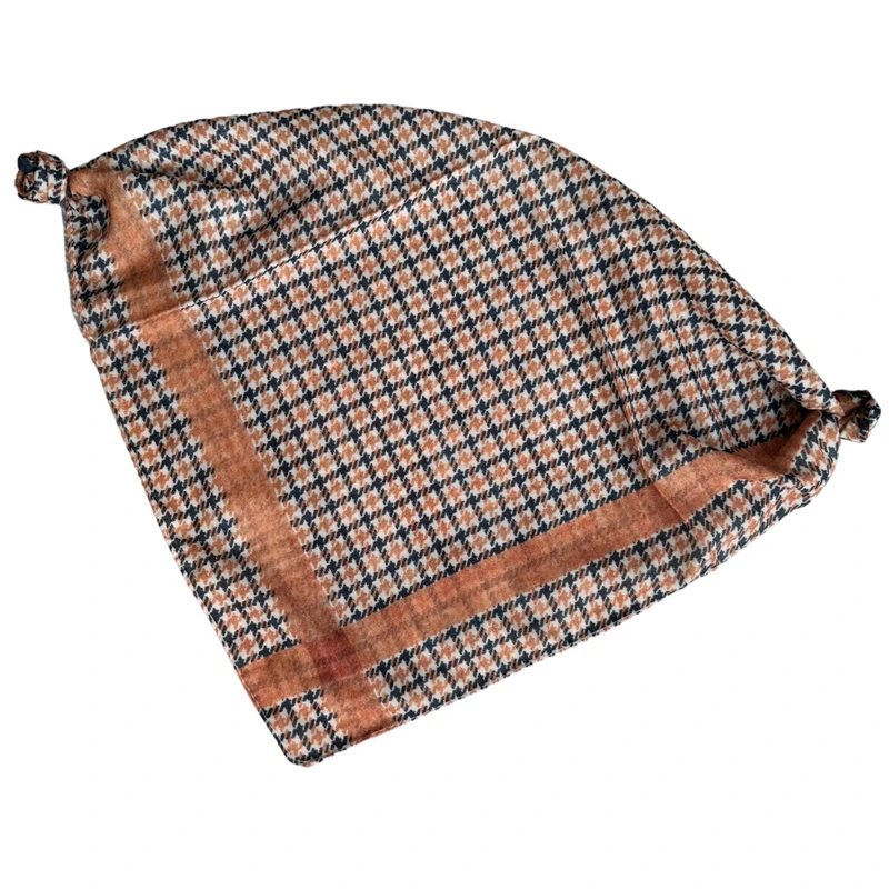 دستمال سر و گردن زنانه مدل نخی طرح پاییزی