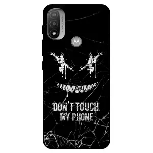 Megafone Dont touch my phone 1884 Cover For Motorola Moto E20