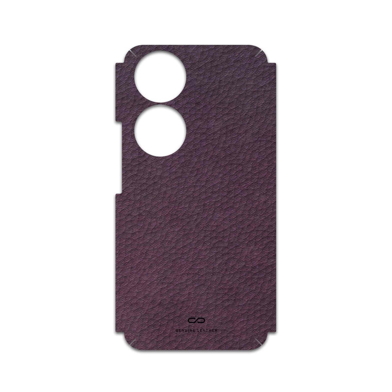 برچسب پوششی ماهوت مدل Purple-Leather مناسب برای گوشی موبایل آنر 90