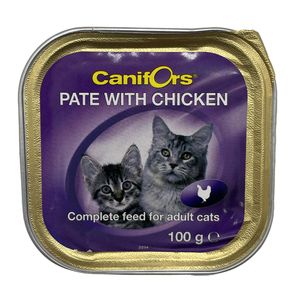 نقد و بررسی غذای کنسرو گربه کانی فورس مدل pate chicken بارگوپت وزن 100 گرم توسط خریداران