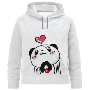 هودی دخترانه مدل پاندا و قلب F1029