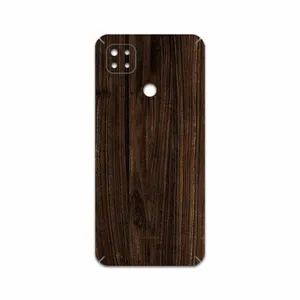 MAHOOT Dark Walnut Wood Cover Sticker for Xiaomi Redmi 9C NFC