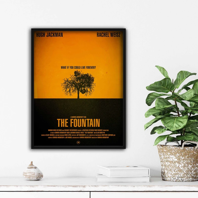 تابلو آتریسا طرح پوستر فیلم fountain مدل ATm471