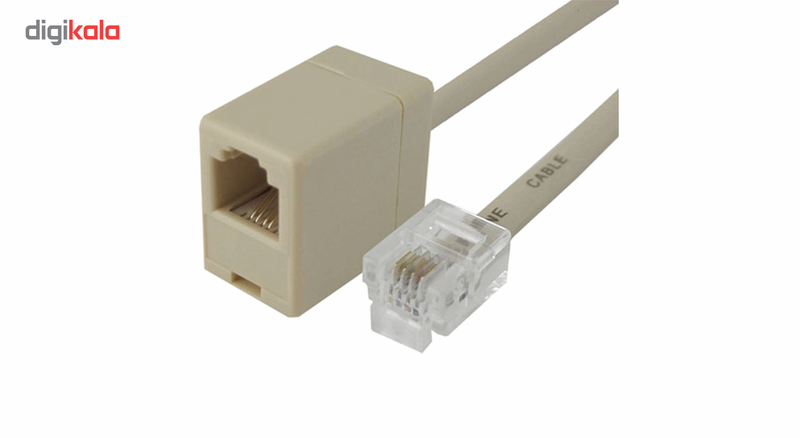 کابل افزایش طول تلفن دایو مدل DT8108 به طول 8 متر
