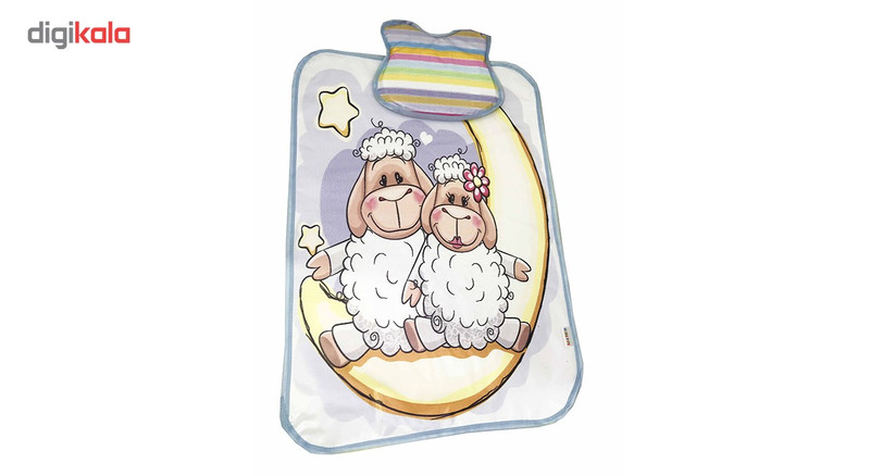 تشک تعویض کودک ایرسا طرح بالش دار مدل بره عاشق