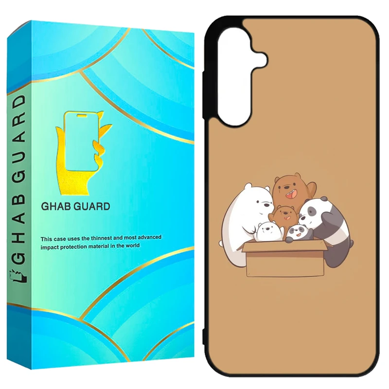 کاور قاب گارد طرح خرسی مدل GCHPA55 مناسب برای گوشی موبایل سامسونگ Galaxy A55 5G