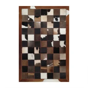 کلاژ فرش پوست و چرم کمالی مدل AD-00392