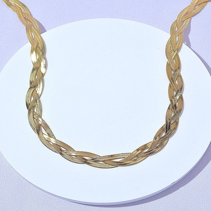 زنجیر زنانه مدل بافت ماری