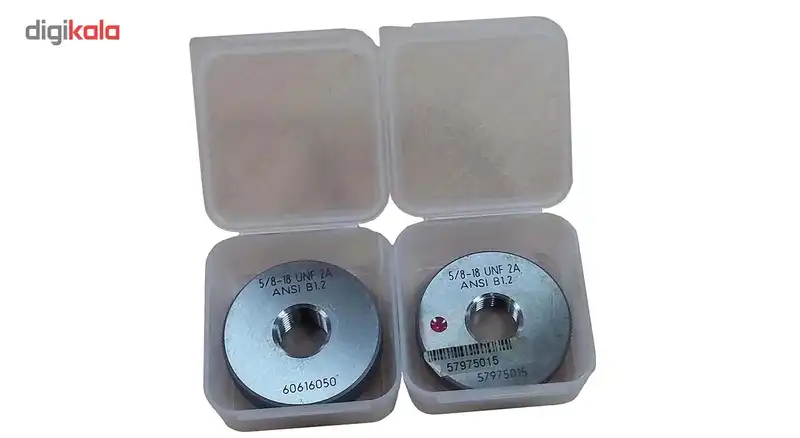 گیج برو نرو رینگی پیچی جی بی ا سایز 2A-5/8 INCH18 UNF بسته دو عددی