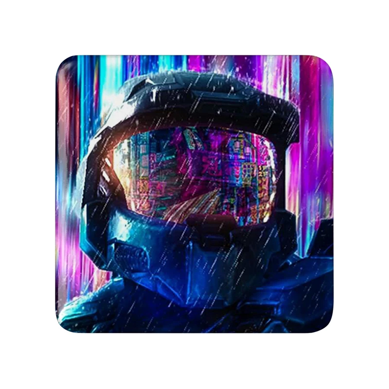 پیکسل خندالو طرح بازی هیلو (Halo) مدل مربعی کد 31482