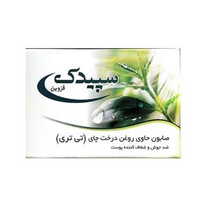 صابون Tea Tree Oil سپیدک حاوی روغن درخت چای مدل ضد آکنه و ضد عفونی کننده حجم 100 گرم