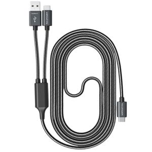 نقد و بررسی کابل تبدیل USB-C به USB 2.0/USB-C راو پاور مدل RP-TPC006 طول 1 متر توسط خریداران