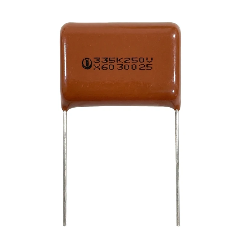 خازن 3.3 میکرو فاراد 250 ولت  مدل 335K/250V بسته 4 عددی