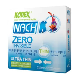 Kodex Zero Invisible Condom 3PSC