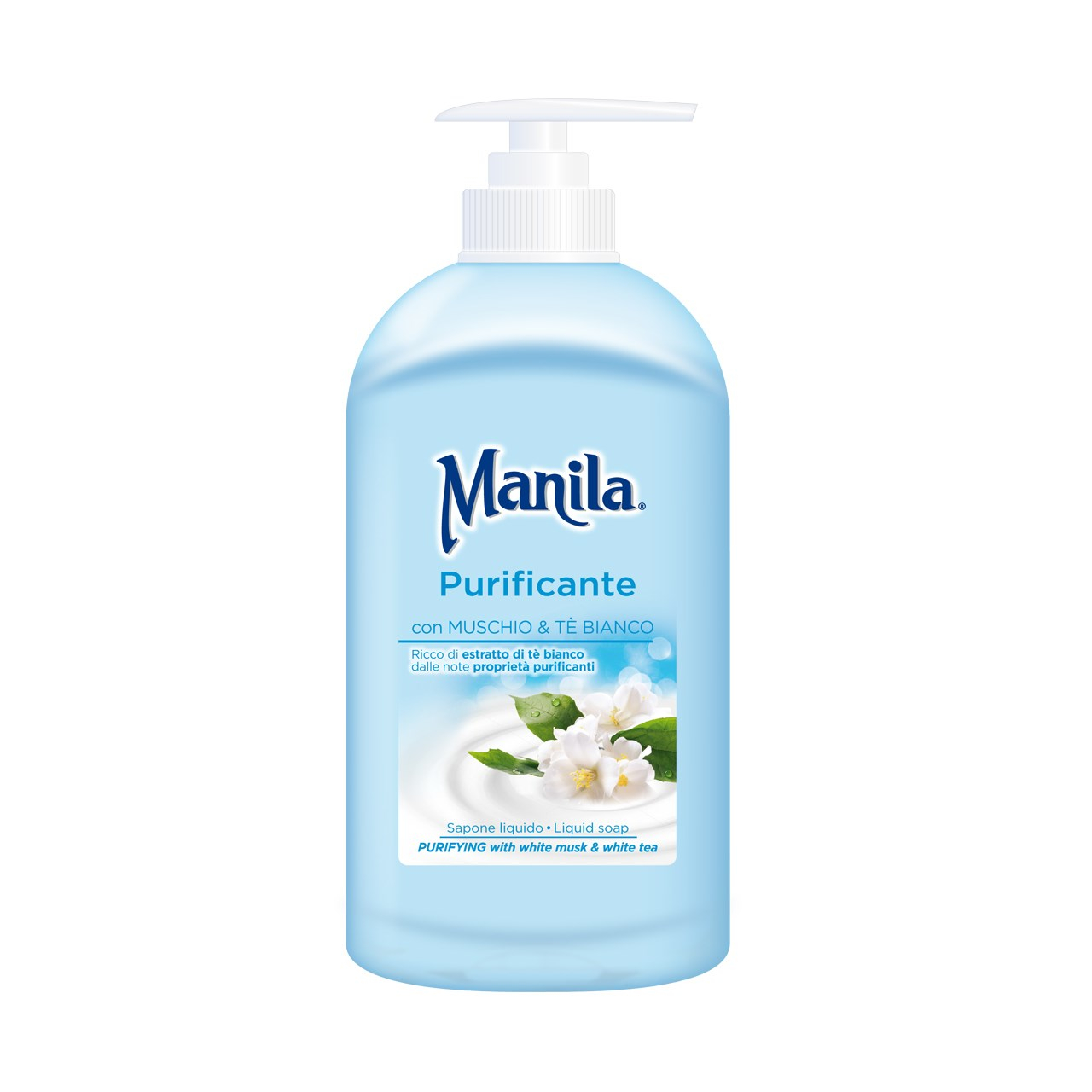 صابون مایع مانیلا مدل Purifying Liquid soap حجم 500 میلی لیتر