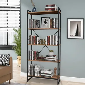 کتابخانه پنج طبقه دیزم مدل مونتاژی LIB_80×180_LIGHT