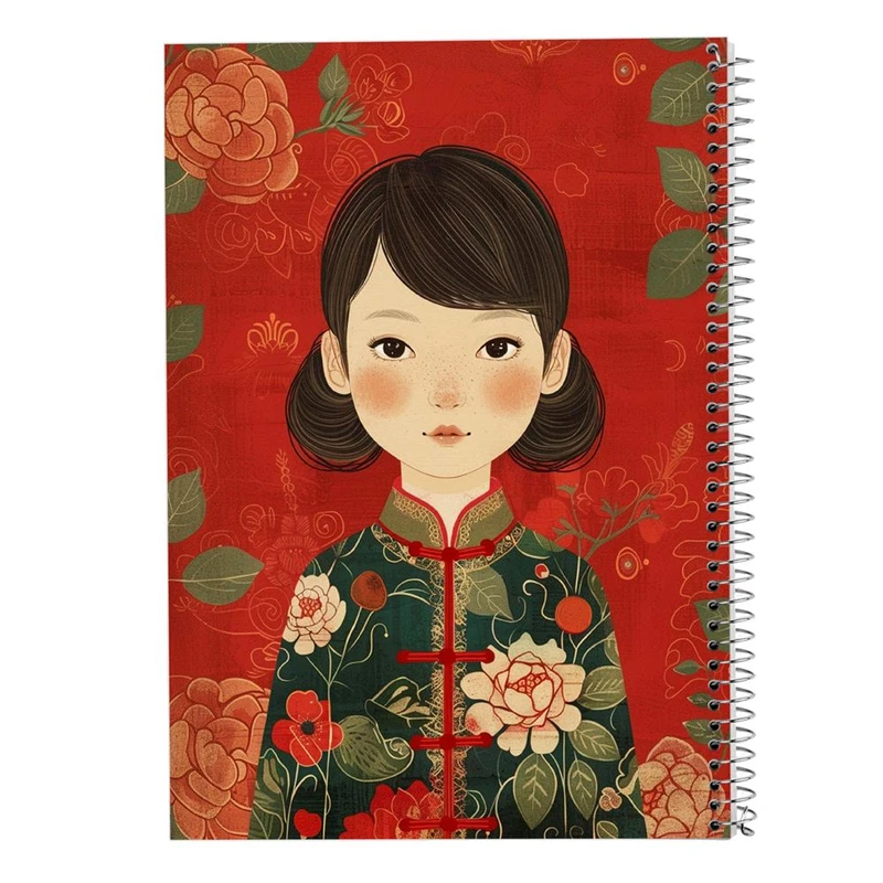 دفتر شطرنجی 50 برگ مدوپد طرح دخترانه کد DF15718