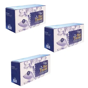 دستمال مرطوب ویهان مدل AntiBacterial سه بسته 30 عددی