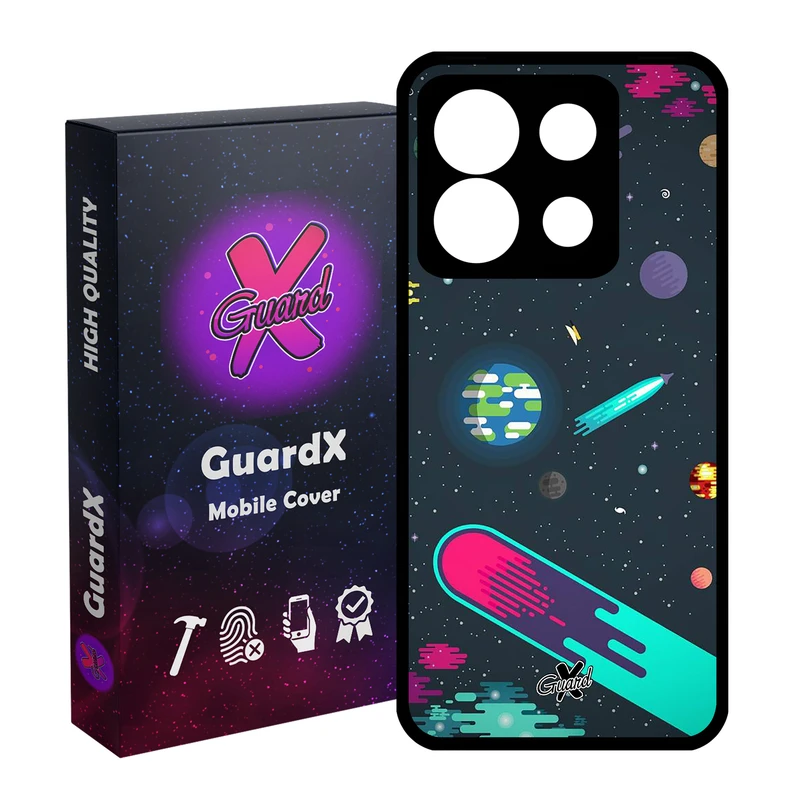 کاور گارد ایکس طرح Galaxy مدل Glass10073 مناسب برای گوشی موبایل شیائومی Redmi Note 13 5G