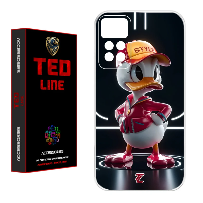 کاور تد لاین طرح دانلد داک کد 1137 مناسب برای گوشی موبایل شیائومی Redmi Note 11 Pro 4G / Note 12 Pro 4G