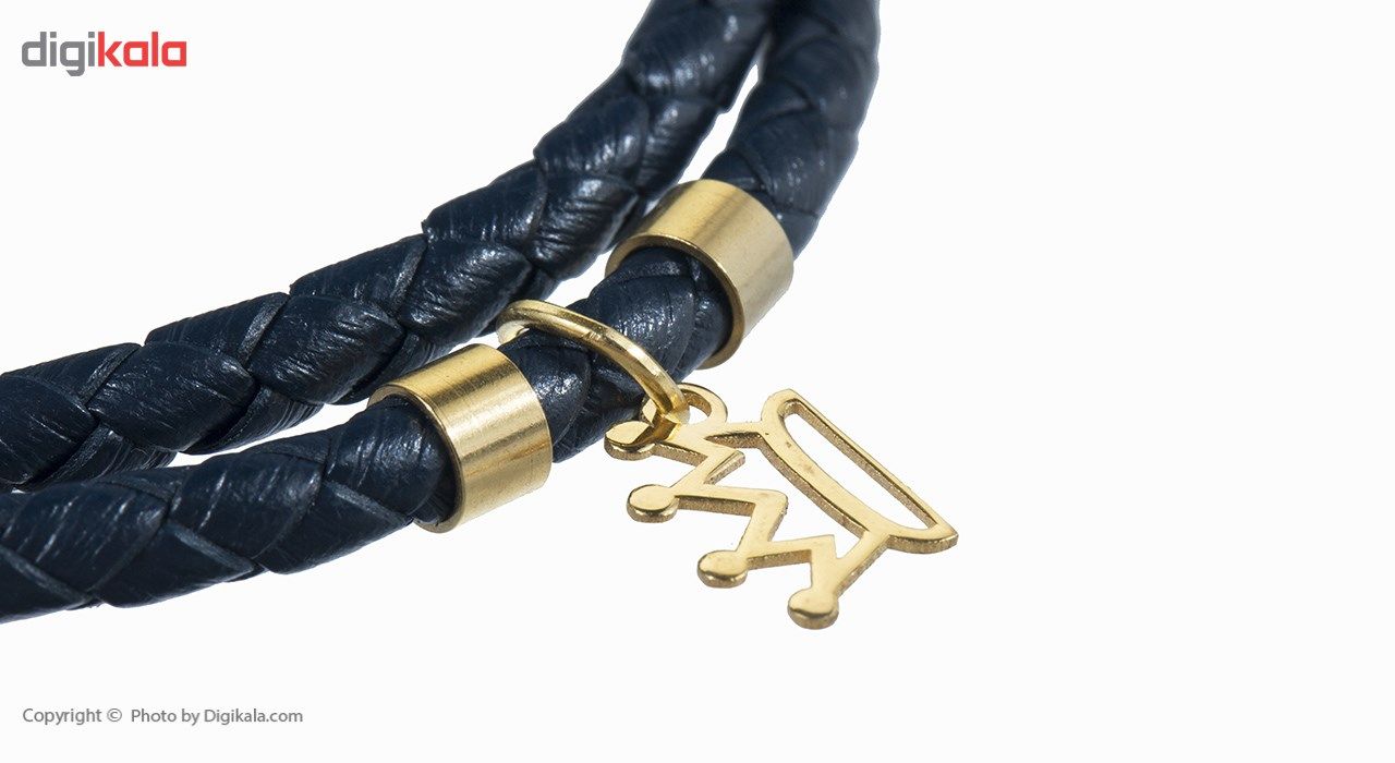 دستبند طلا 18 عیار زنانه رزا مدل BW152 -  - 4