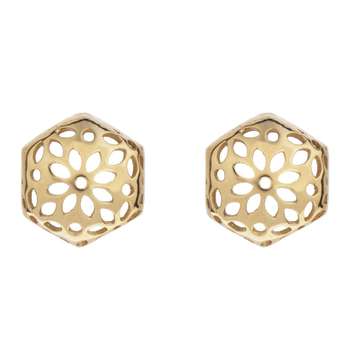 گوشواره طلای 18 عیار ماهک مدل ME0726