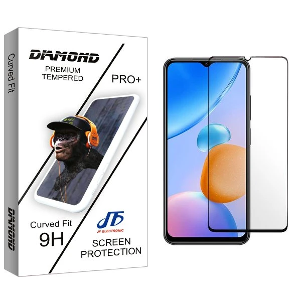 محافظ صفحه نمایش شیشه ای جی اف مدل Diamond مناسب برای گوشی موبایل شیائومی Redmi 10 5G