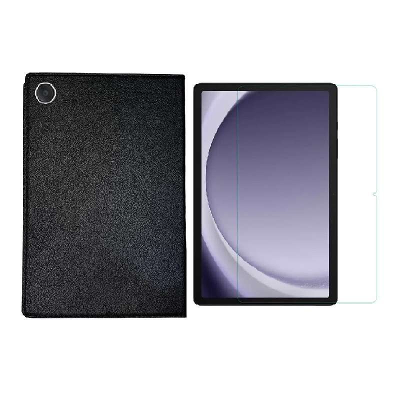 کیف کلاسوری مدل X115 مناسب برای تبلت سامسونگ Galaxy Tab A9 X115 به همراه محافظ صفحه نمایش