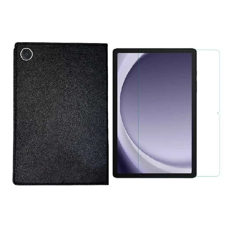 کیف کلاسوری مدل X115 مناسب برای تبلت سامسونگ Galaxy Tab A9 X115 به همراه محافظ صفحه نمایش