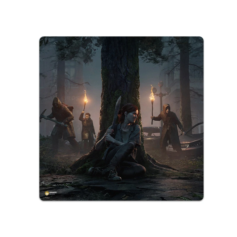 ماوس پد هومرو مدل NX250 طرح بازی آخرین بازمانده The Last of us سایز 40x40 سانتی‌متر