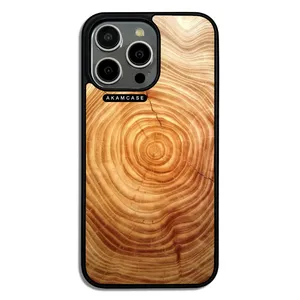 AKAM AMC-WA15PROMAX-WOOD-2 Cover For Apple iPhone 15 Pro Max
