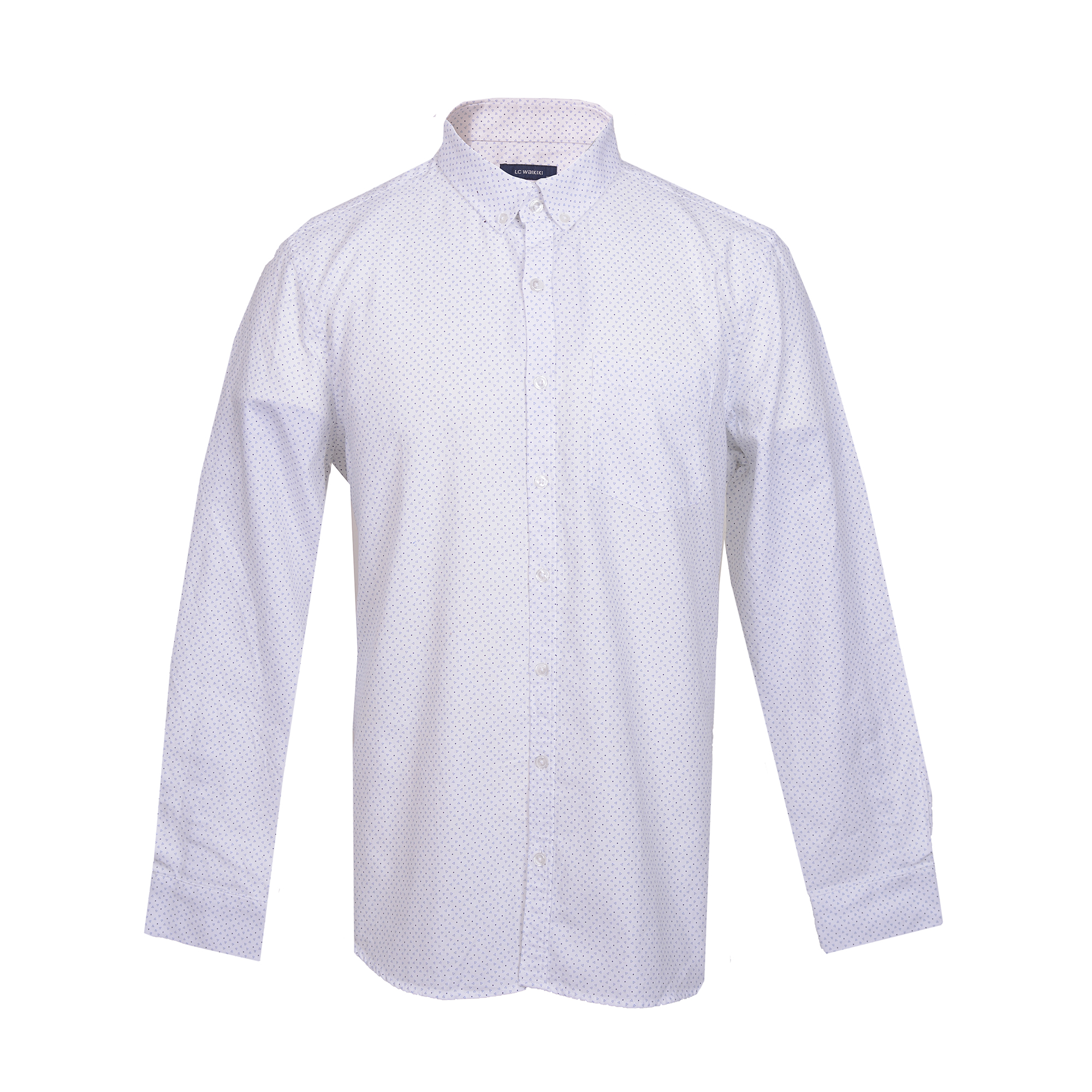 نکته خرید - قیمت روز پیراهن آستین بلند مردانه ال سی وایکیکی مدل F72.24 خرید