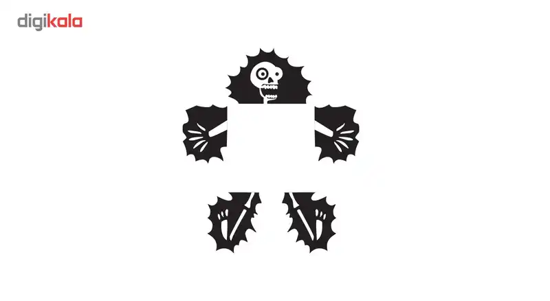 استیکر کلید و پریز گراسیپا طرح اسکلت