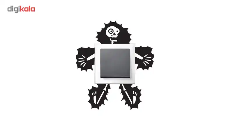 استیکر کلید و پریز گراسیپا طرح اسکلت