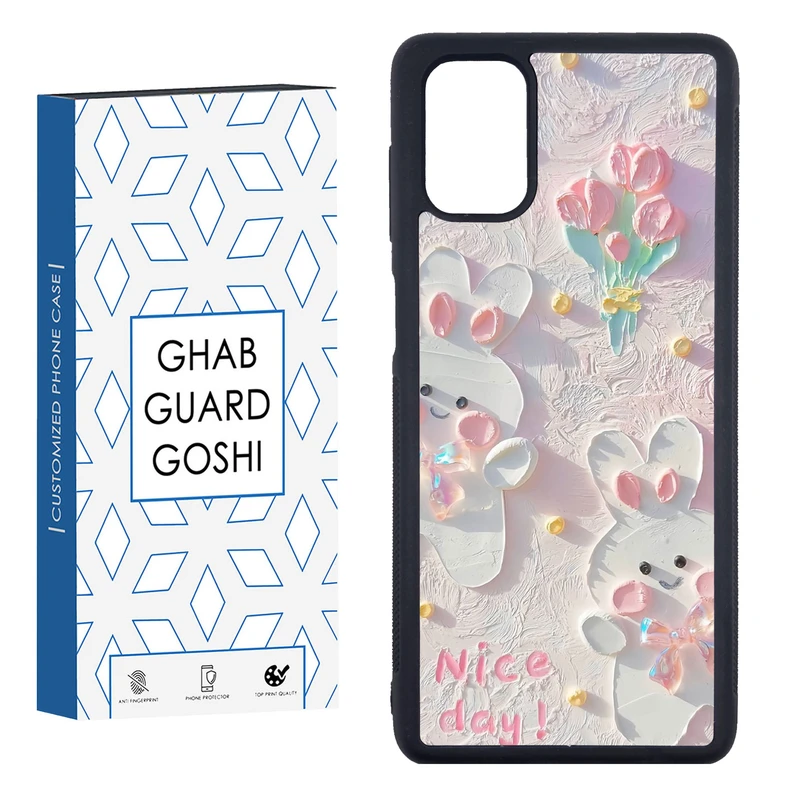 کاور قاب گارد گوشی طرح گل کد FB-214 مناسب برای گوشی موبایل سامسونگ GALAXY A51  