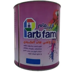 رنگ روغنی سفید مات پارت فام  کد ۰۲ حجم ۴۰۰۰ میلی لیتر
