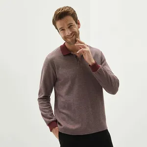 پولوشرت آستین بلند مردانه ال سی وایکیکی مدل W16405Z8