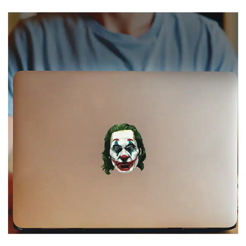 برچسب لپتاپ طرح چهره جوکر کد 904