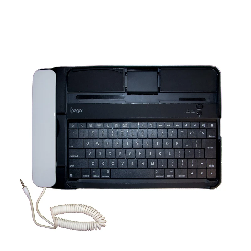 کیبورد بی سیم تبلت مدل ip-090 به همراه گوشی مناسب برای آی پد 3