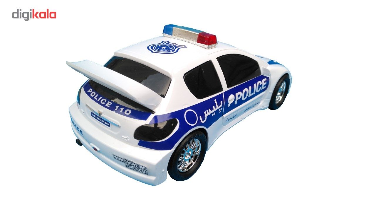 ماشین بازی پلیس مدل پژو 206