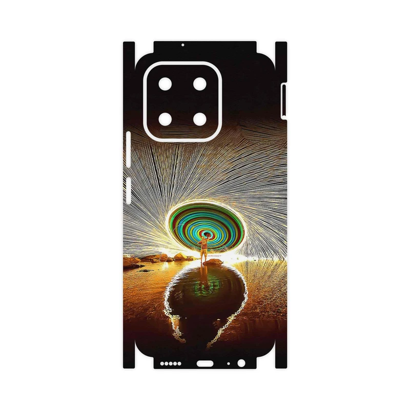 برچسب پوششی ماهوت مدل Night Light Fountain-FullSkin مناسب برای گوشی موبایل آنر X6b