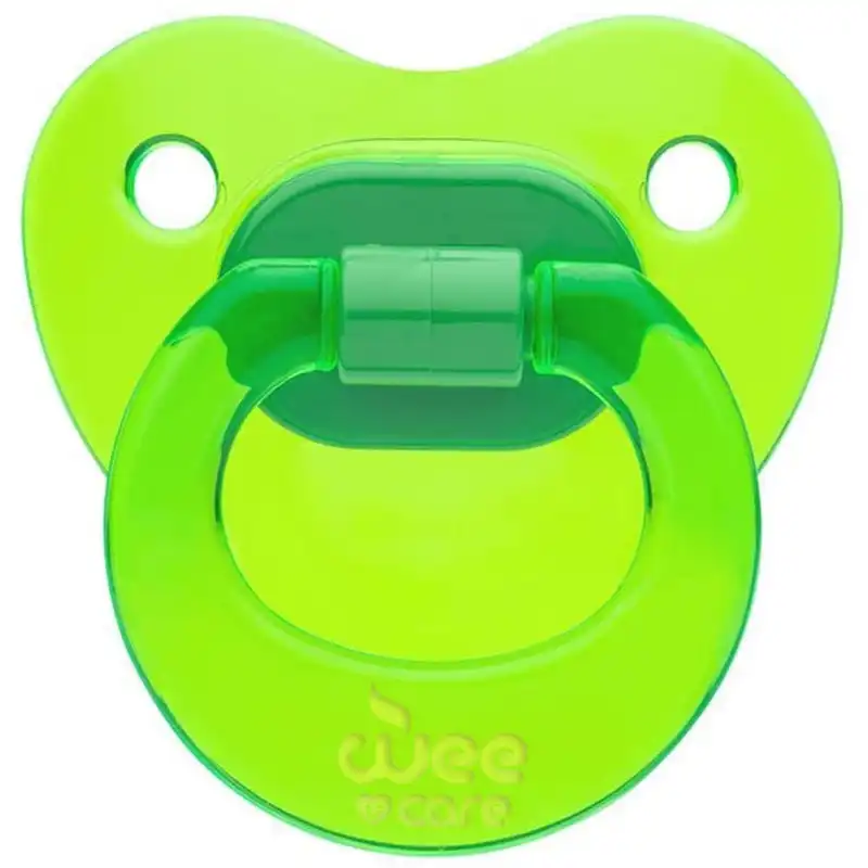 پستانک ارتودنسی وی کر مدل قابدار خود استریل MicroWave دسته دار سایز 12+ ماه بسته 2 عددی