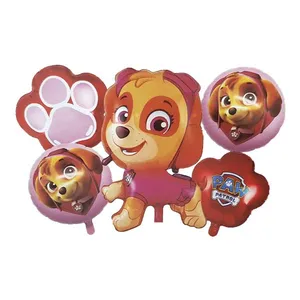 بادکنک فویلی مدل سگ نگهبان با اسکای کد Sky5pcsB2 مجموعه 5 عددی