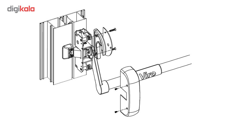 دستگیره فرار هندلی ویرو مدل 1150 دستگیره فرار هندلی ویرو مدل 1150