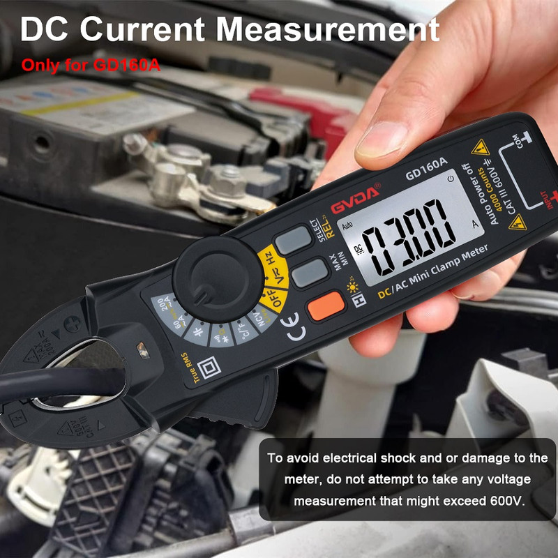 کلمپ آمپر متر جی وی دی ای مدل GD160A کلمپ آمپر متر جی وی دی ای مدل GD160A