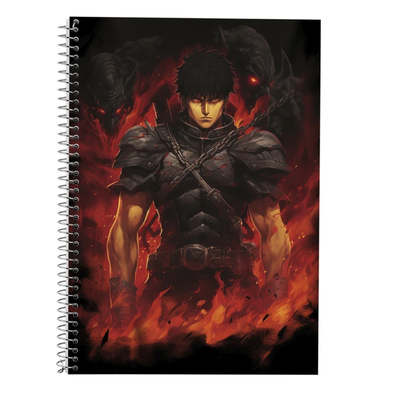 دفتر زبان 50 برگ مدوپد مدل دوخط طرح تایتان Titan کد DF11963