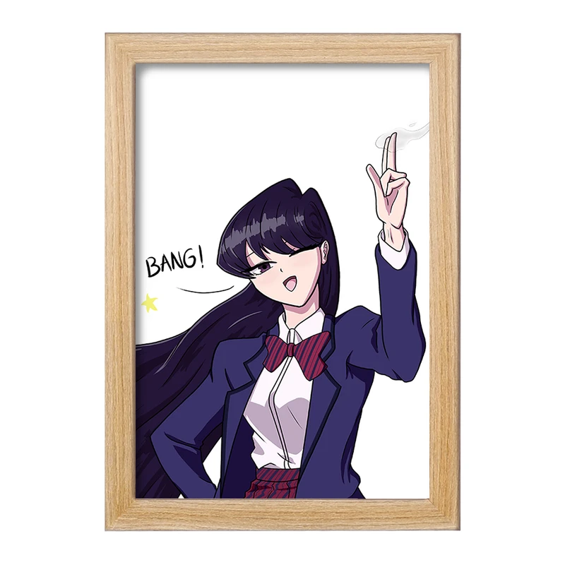 تابلو خندالو مدل انیمه کومی سان  کد 16072