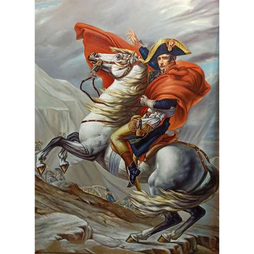 تابلو نقاشی رنگ روغن  طرح ناپلئون کد 102