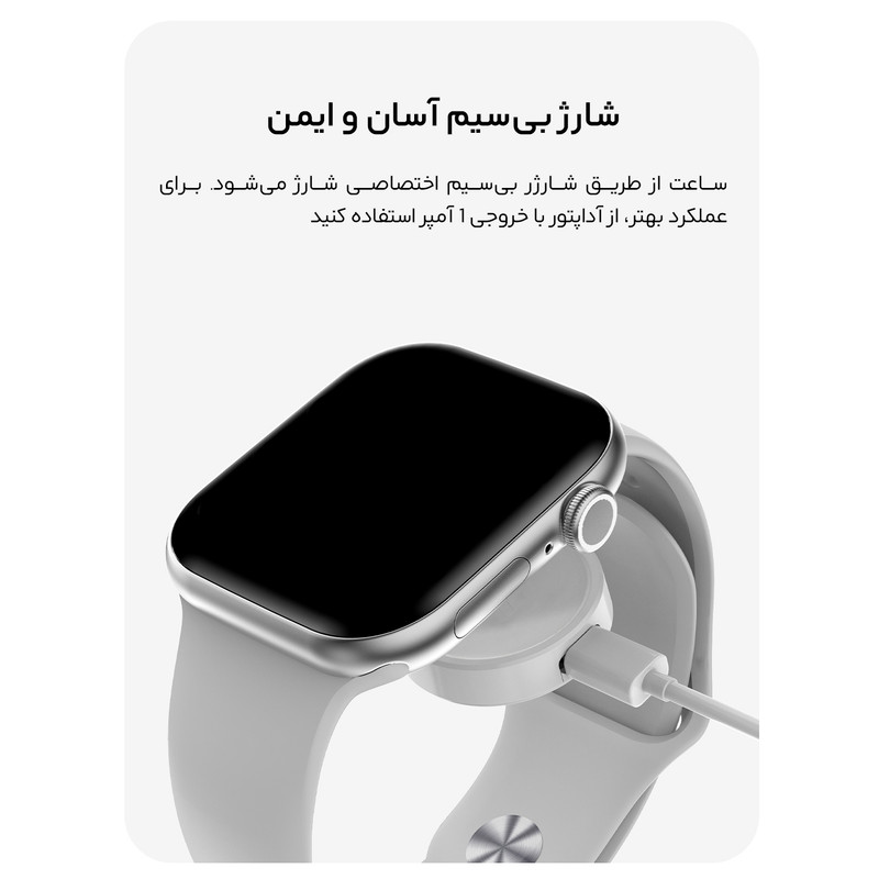 ساعت هوشمند 46 میلی متری راینو مدل WX50 به همراه هدفون بلوتوثی