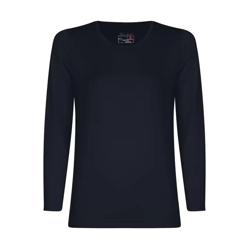 تی شرت آستین بلند ورزشی زنانه پانیل مدل 195NA